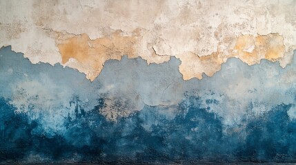 Obraz premium Weathered wall with layered paint