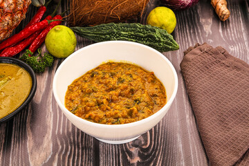 Indian cuisine - Dal Tadka lentil
