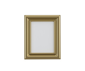 gold frame on white