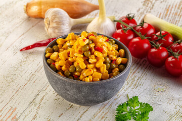 Mexican vegetable mix - corn, pepper and peas