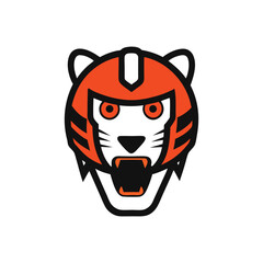 face of a black and white