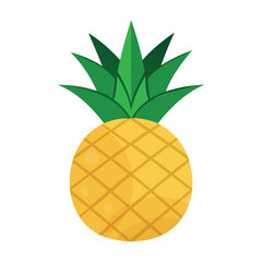 Bright and Cheerful Pineapple Design