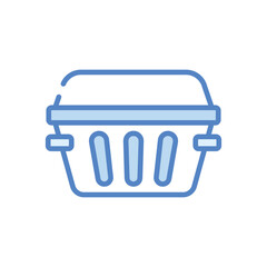 Ice Box Icon vector stock illustration
