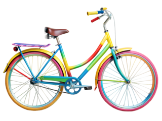 Colorful Bicycle Image Stock Photo