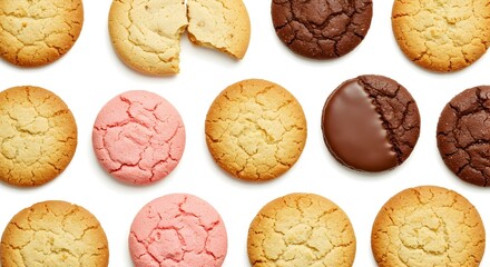 Display cookie white background