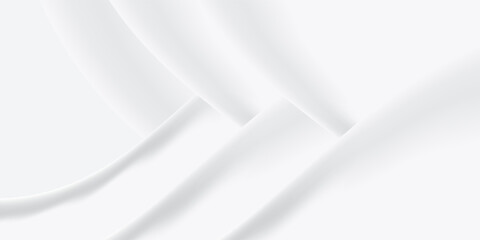 White cloth background abstract with soft waves. vector illustration eps 10