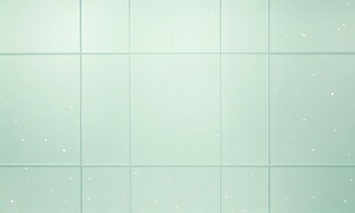 Naklejka premium Clear glass tiles with white specks.