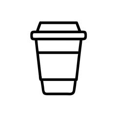 Coffee cup outline icon