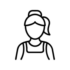 vector illustration of a girl