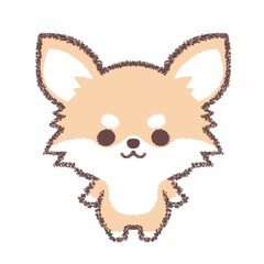 立ちポーズのチワワ