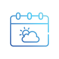 Calendar  Icon vector stock illustration