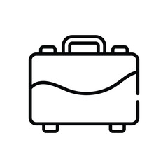 Suitcase  Icon vector stock illustration