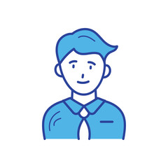 Manager icon vector stock illustration