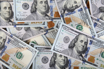 American Dollar Banknotes. Banking and Means of Payment