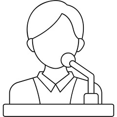 Obraz premium Conference Icon