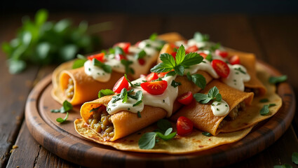 Create a high impact Mexican cuisine photography series capturing diverse flavorful dishes with impeccable styling dramatic lighting and artistic composition for professional food portfolios in  Photo