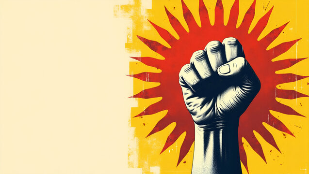 Exhibit refined labour day unity poster visuals that fuse symbolic imagery balanced design and evocative messaging to express collective strength and cultural solidarity in  Photo Stock  Concept  and 