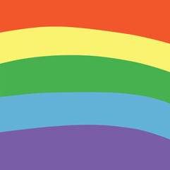 Colorful rainbow stripes arranged horizontally, symbolizing inclusivity, harmony, and diversity. Perfect for celebrating unity and pride or creative and abstract applications.