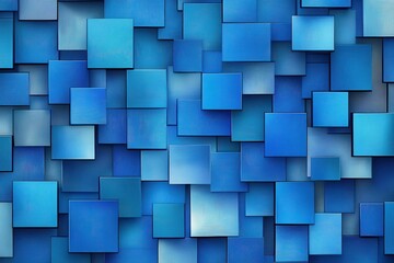 Abstract design of blue squares with varying tones and textures. Great for backgrounds, wallpapers or to add texture to your project.