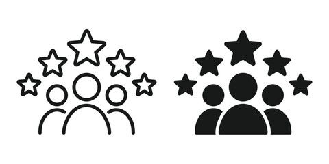 Customer satisfaction icon. Illustration vector