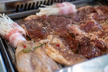 Barbecue Pork on the Grill, Korean Style