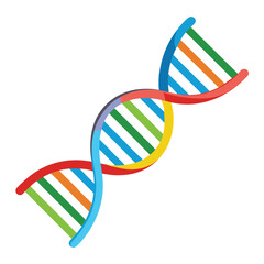 DNA icon design vector illustration on white