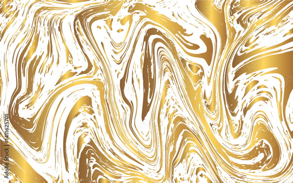 Leinwandbilder abstract white and gold marble background with marble texture design. fluid, organic movement with s