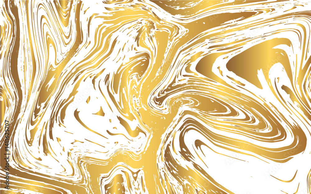 Poster abstract white and gold marble background with marble texture design. fluid, organic movement with s
