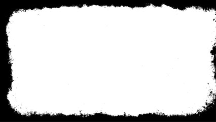 Grunge is black and white. Abstract monochrome background. Highly detailed grunge frame with space for your text or image. 