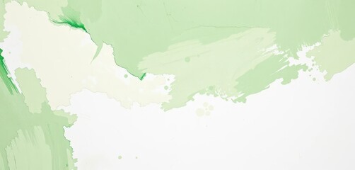 Obraz premium Subtle green and white impasto texture on neutral background, creative, elegant