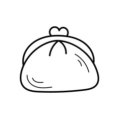 Purse icon vector stock illustration