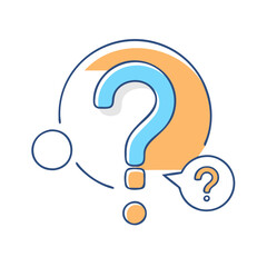 question mark  icon, question mark  vector illustration-simple illustration of question mark , perfect for question mark  logos and icons
