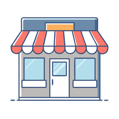 shopfront  icon, shopfront  vector illustration-simple illustration of shopfront , perfect for shopfront  logos and icons