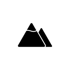 mountain peak icon design concept