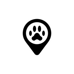 animal zoo pin icon vector