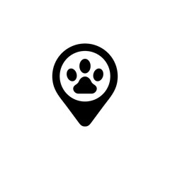 animal zoo pin icon vector