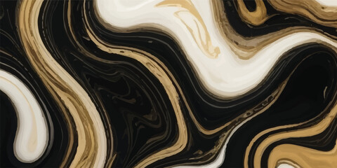 This elegant marble design with deep black and golden ocean wave patterns transforms your space into a luxurious retreat, offering both aesthetic beauty and a sense of tranquility and peace."