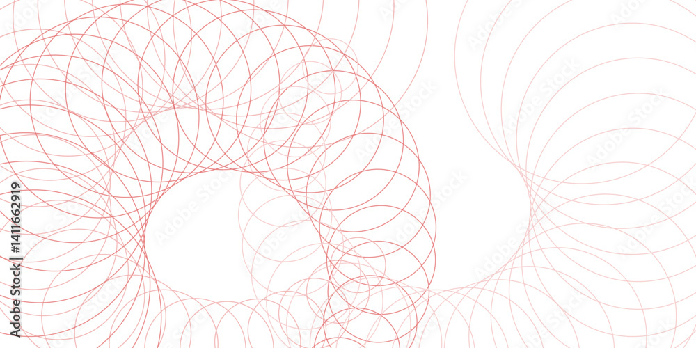 Wall mural an abstract vector graphic featuring intricate colorful circles and intersecting lines. the complex 
