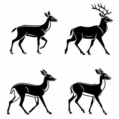 Fototapeta premium deer-vector-icon