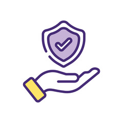 Insurance  Icon vector stock illustration