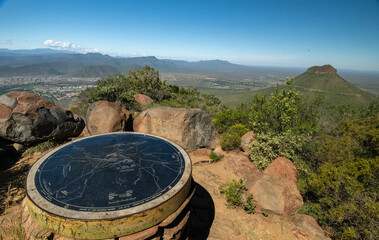 Toposcope and Spandau Kop from the Toposcope viewpoint.