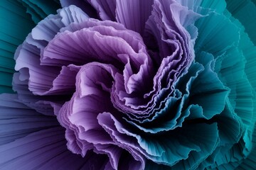 Fototapeta premium A flower with purple and blue petals