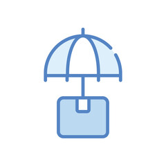 Delivery Insurance Icon vector stock illustration