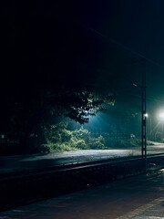 night road in the city