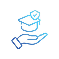 Insurance Icon vector stock illustration