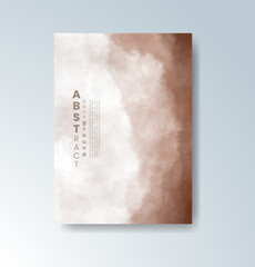 Cards with watercolor background. Design for your cover, date, postcard, banner, logo.