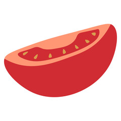 Tomato Slices Illustration