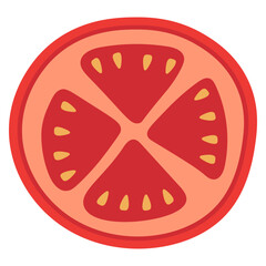 Tomato Slices Illustration