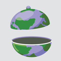 Floating Camouflage Sphere with Split-Half Design