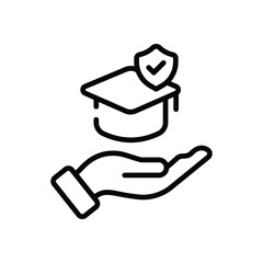 Naklejka premium Insurance Icon vector stock illustration